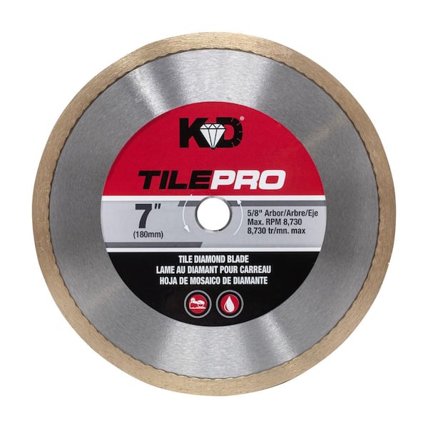 KING DIAMOND 7 in. Diamond Tile Circular Saw Blade C70S7 - The