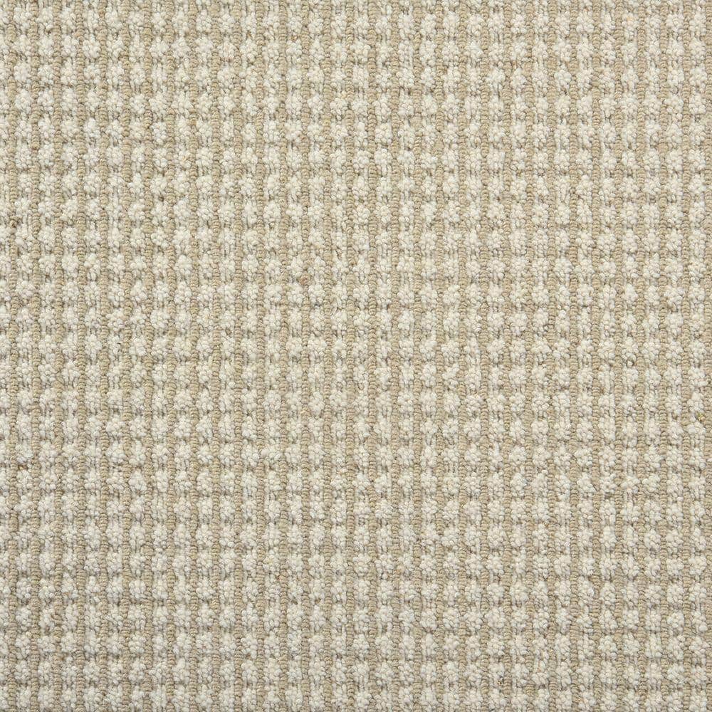 6 in. x 6 in. Loop Carpet Sample - Shenadoah Stripe - Color Ivory/Plains price history on PriceWatchPro