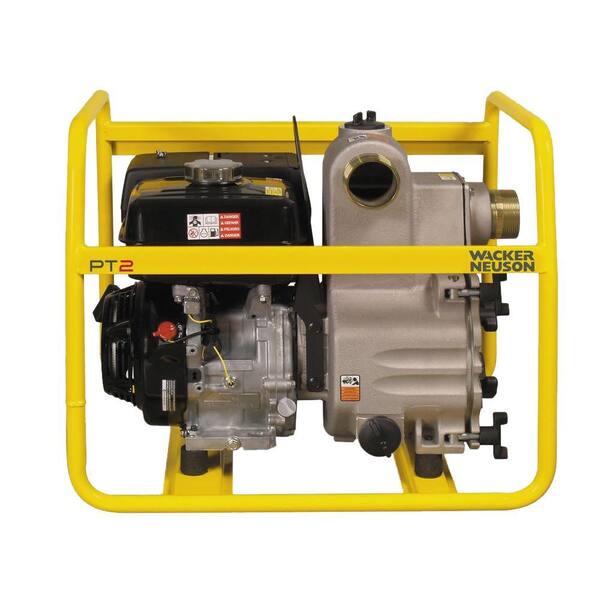 Wacker 4.8 HP 2 in. Trash Pump Honda Engine with Hose Kit