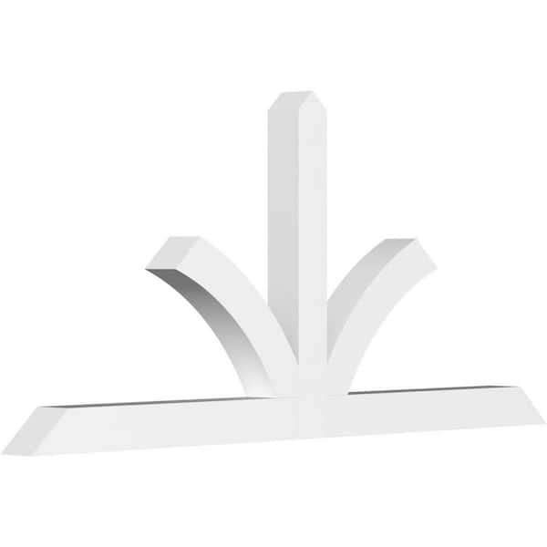 Ekena Millwork Richland 72 in. W x 33 in. H x 4 in. D Signature Polyurethane Bracket