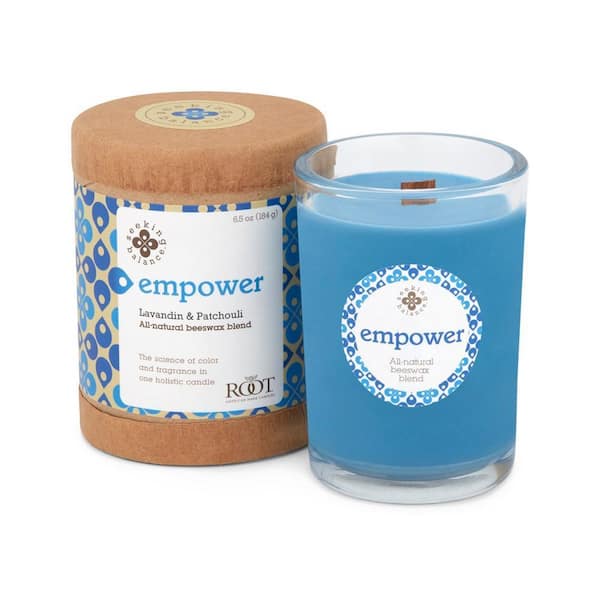 Seeking Balance Empower Lavandin and Patchouli Scented Spa Jar Candle