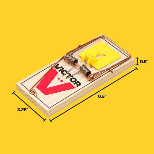 Victor Plastic Wide Pedal Rat Snap Trap M205 - The Home Depot