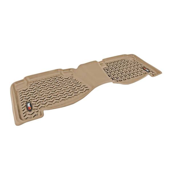 Rugged Ridge Floor Liner Rear 1-Piece Tan 2010-2013 Toyota for Runner