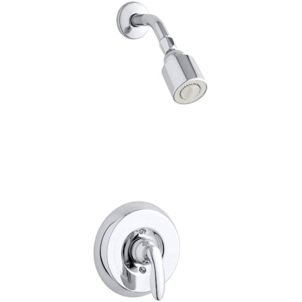 KOHLER Coralais 1 Handle Shower Faucet Trim Only In Polished Chrome   Polished Chrome Kohler Shower Bathtub Trim Kits Ts15611 4 Cp 64 600 