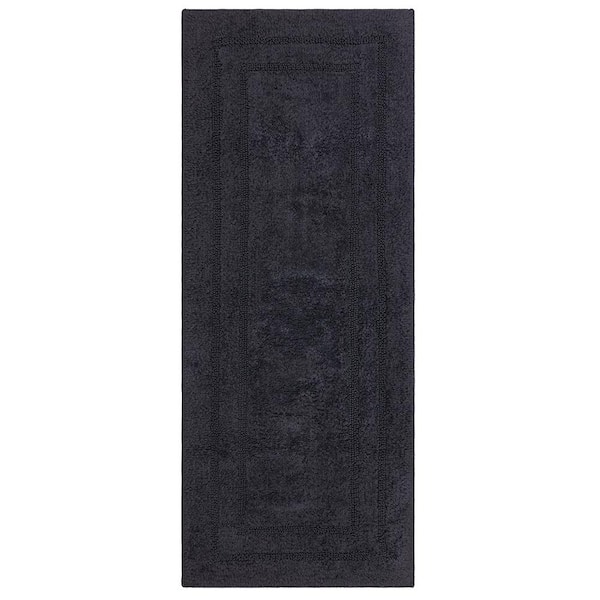 Serpentine Bath Rug Runner Gray 2' x 5