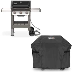 Spirit II E310 Natural Gas Grill Combo with Grill Cover