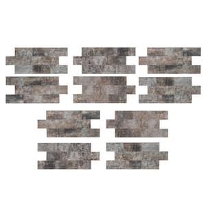 Collage 14 in. x 6 in. Ancient Cork Peel and Stick Decorative Backsplash in (5-pk/case) 5.83 sq. ft.