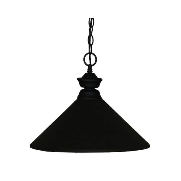 Filament Design Lawrence 1-Light Matte Black Incandescent Ceiling Pendant