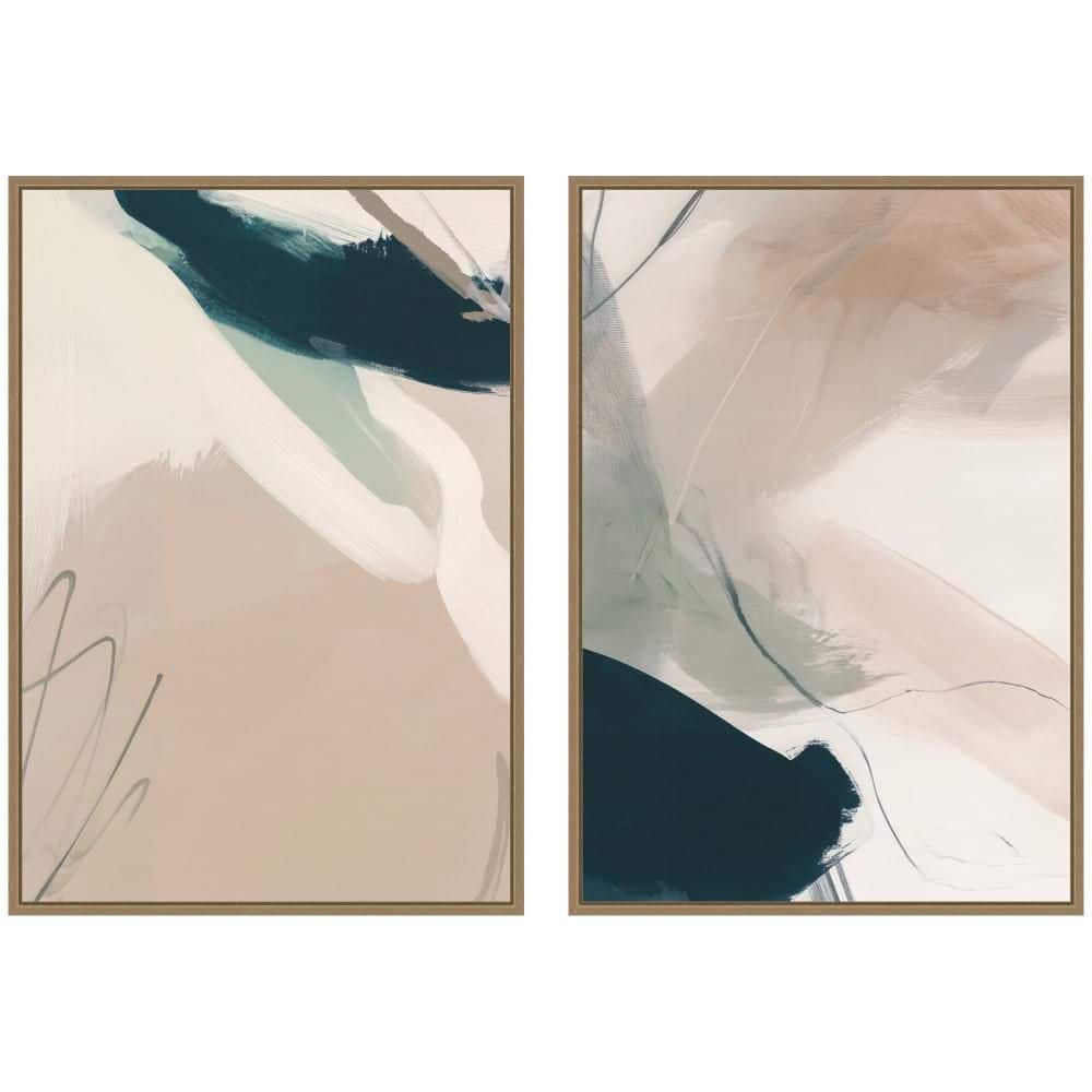 "2 Piece Sylvie ""Marks No. 1 & No. 2 2 Piece"" by Amy Lighthall Abstract Framed Art Print Set 33 in. x 23 in." price history on PriceWatchPro