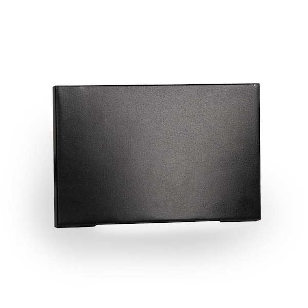 WAC LIMITED 4-Watt Horizontal Scoop 1-Light Line Voltage Black LED Stair Light or Wall Light, 3000K