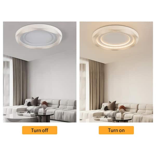 Next Glow Flush Mount LED Ceiling Light 7 inches 16W 1100