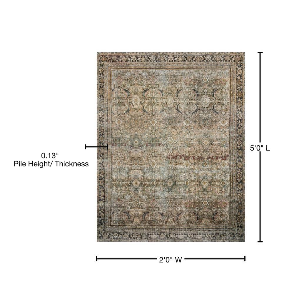 Handmade Reversible Gray Synthetic 24x60 Rug