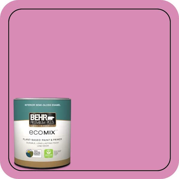 1 qt. #P120-3 High Maintenance Semi-Gloss Enamel EcoMix Plant-Based Interior Paint & Primer