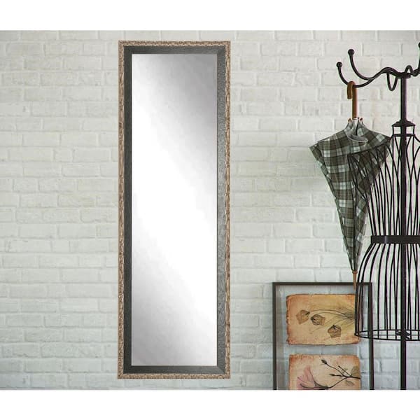 BrandtWorks Noble Black and Pewter Full Length Framed Mirror