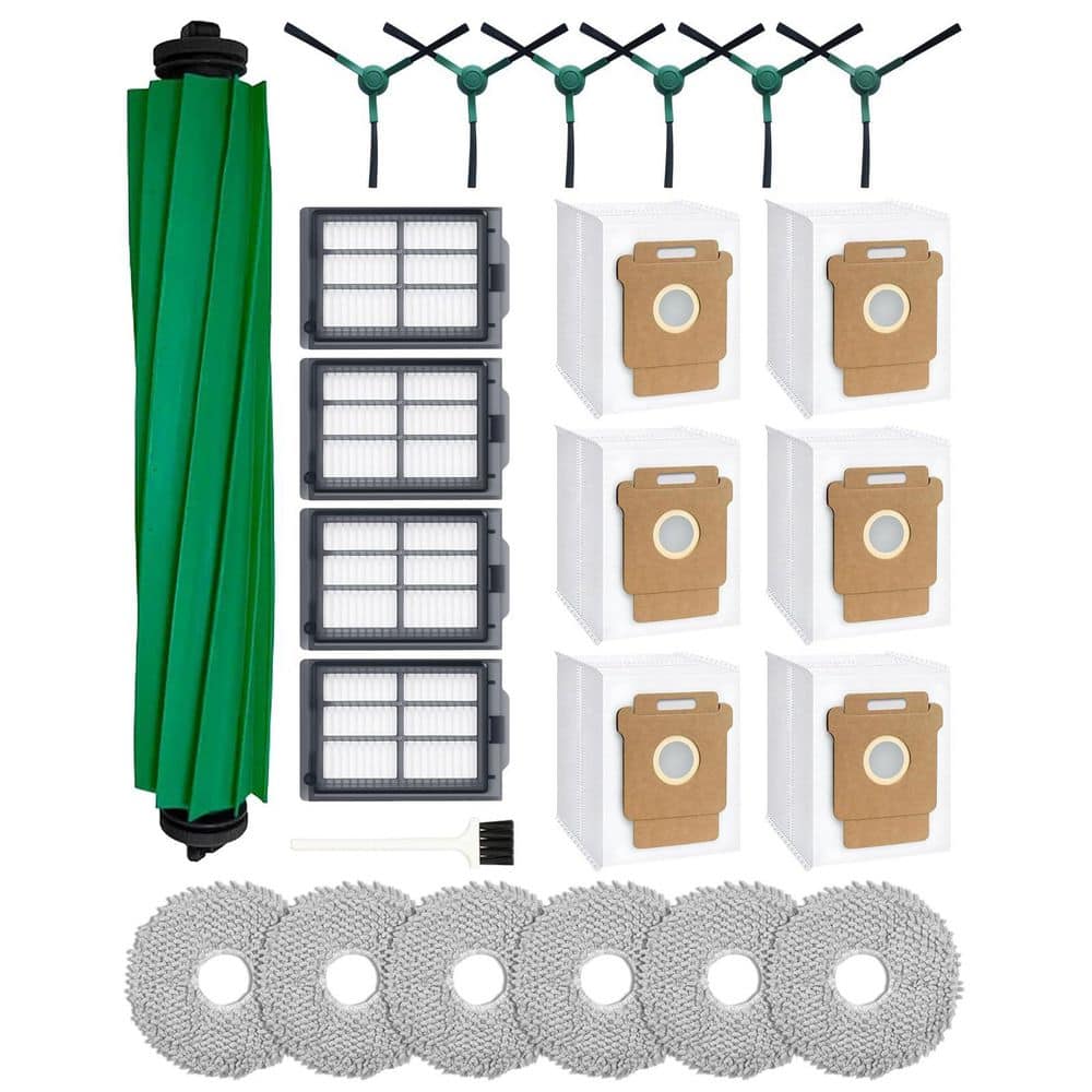 Robot Vacuum Cleaner Accessories Kit (24 pcs) for 405/505/507 Combo with Main Brush, Filters, Mop Pads, Bags price history on PriceWatchPro