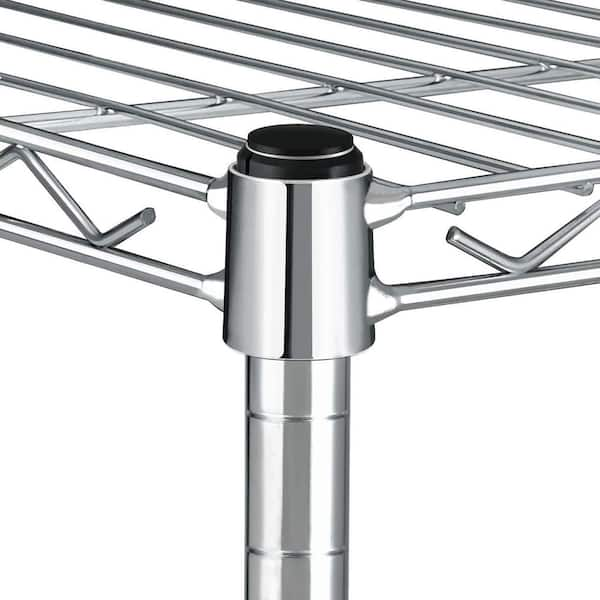 STAINLESS STEEL - 4SL : 4 - TIER SLATTED SHELF