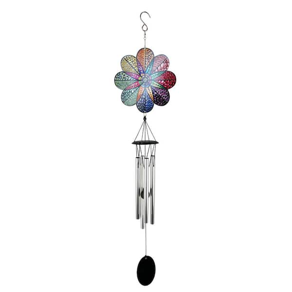 RCS Gifts Chime Geo Metal Rainbow Totem