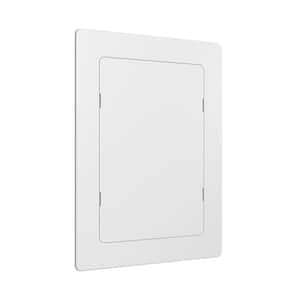 8-1/8 in. Width x 11-1/8 in. Height Snap-Ease ABS Plastic Wall Access Panel White (6 in. x 9 in. Interior)