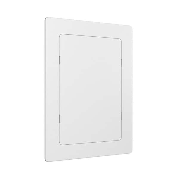 JONES STEPHENS 8-1/8 in. Width x 11-1/8 in. Height Snap-Ease ABS Plastic Wall Access Panel White (6 in. x 9 in. Interior)