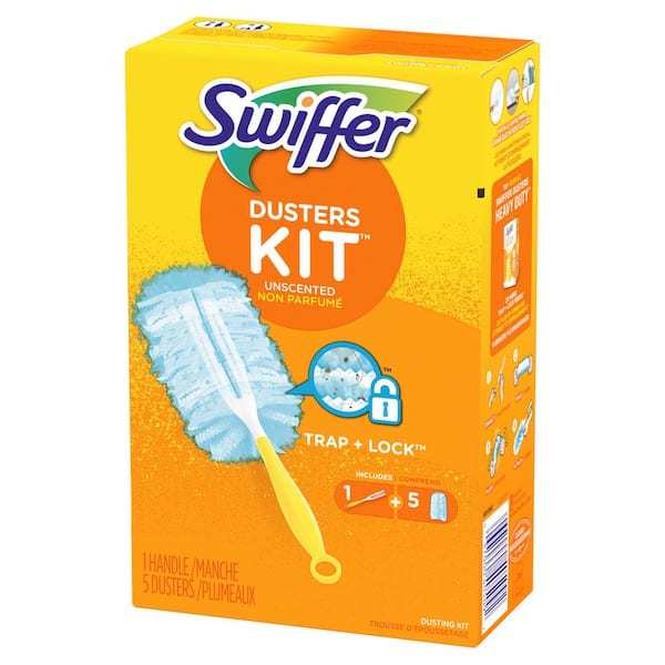 Swiffer Starter Kit Fregona Doble + 8 Paños + 3 Mopas