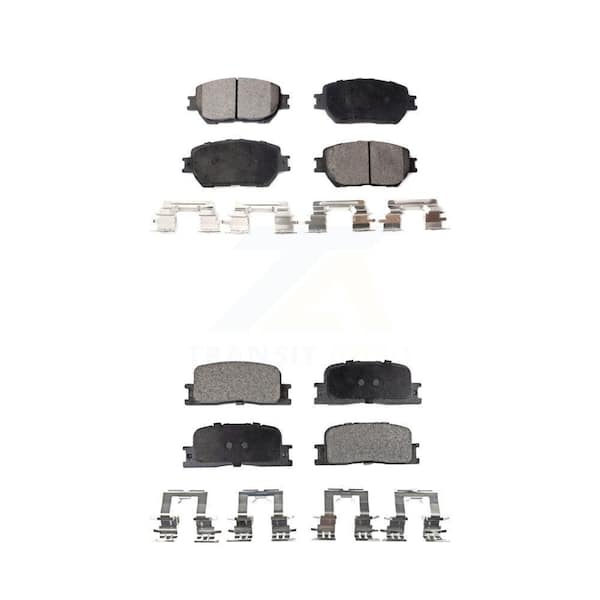 TEC Front Rear Ceramic Brake Pads Kit For Toyota Camry Vehicles Manufactured In Japan KTC-100463