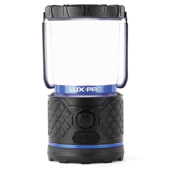 Rechargeable Dual Battery 360° Rugged LED Lantern with Diffused Lens, Power Bank and TackGrip
