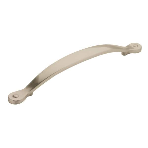 Amerock Inspirations 6-5/16 in. (160mm) Classic Satin Nickel Arch Cabinet Pull
