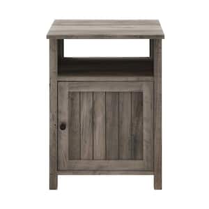 Welwick Designs Modern End Table With Open Shelf and 1-Door Deals