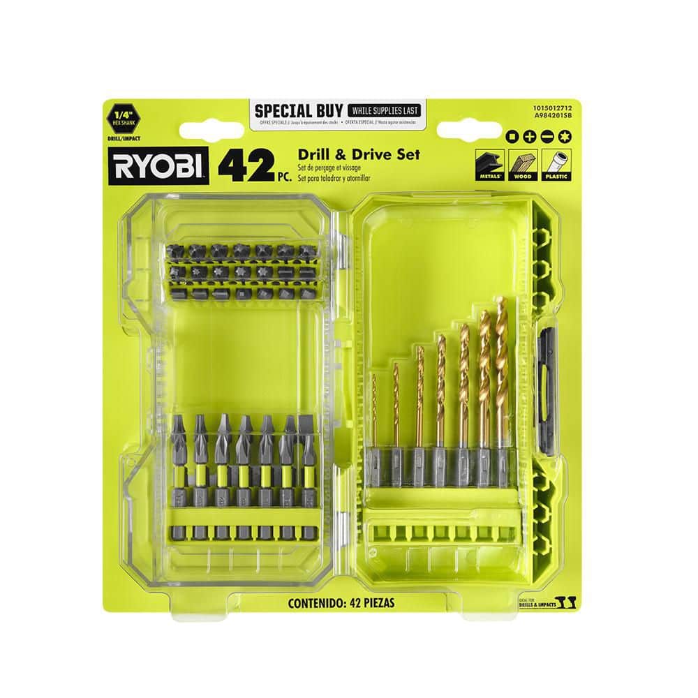 Drill & Drive Set with Titanium Bits and Drive Bits (42-Pieces) price history on PriceWatchPro