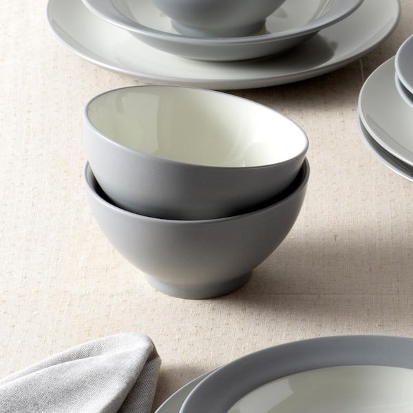 Noritake Colorwave 24-Pc. Dinnerware Set, Service for 4 - Graphite