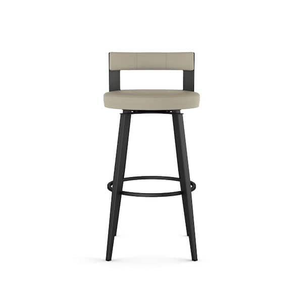 Amisco Miranda 26 in. Danish Cord Black Metal Counter Stool  44536-26WE/1B25NA - The Home Depot