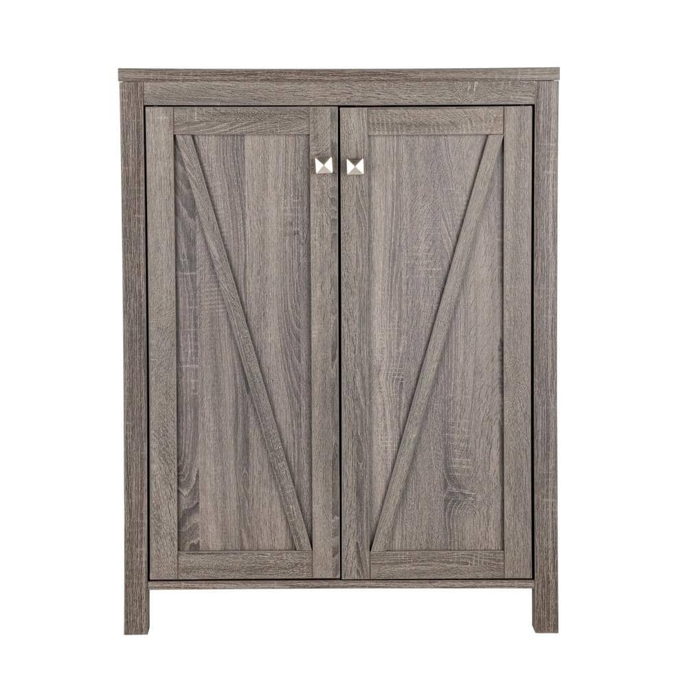 50 Pair Shoe Storage Cabinet Rebrilliant Finish: Gray