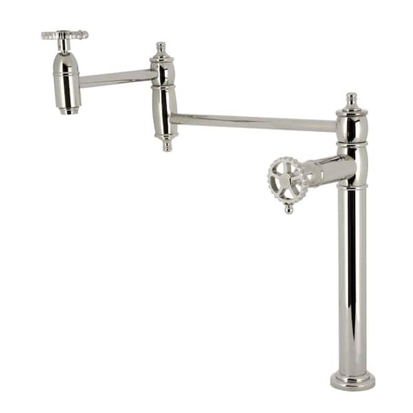 Fuller Deck Mount Pot Filler in Polished Nickel