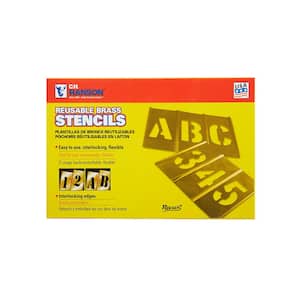 Letter Stencil - Commercial Stencils - Signage - The Home Depot