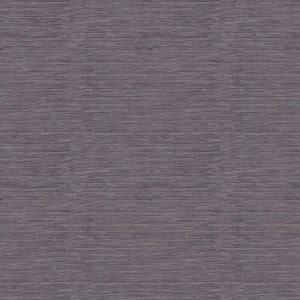 Emporium Collection Purple and Silver Metallic Plain Smooth Non-woven Wallpaper Roll