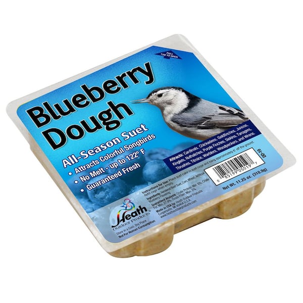 Heath Outdoor Products 11.25 oz. Blueberry Dough Suet Cake (12-Pack)