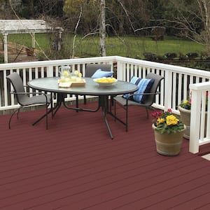 5 gal. #PPF-01 Tile Red Solid Color Waterproofing Exterior Wood Stain and Sealer