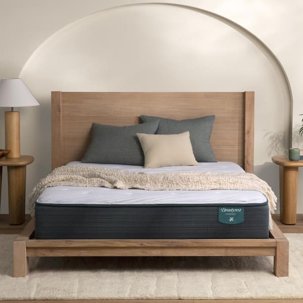 Beautyrest Harmony Beachfront Bay Queen Medium 11.5 in. Standard Profile Mattress Set