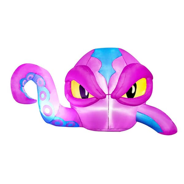Joyfy 4 ft. LED Halloween Octopus Inflatable