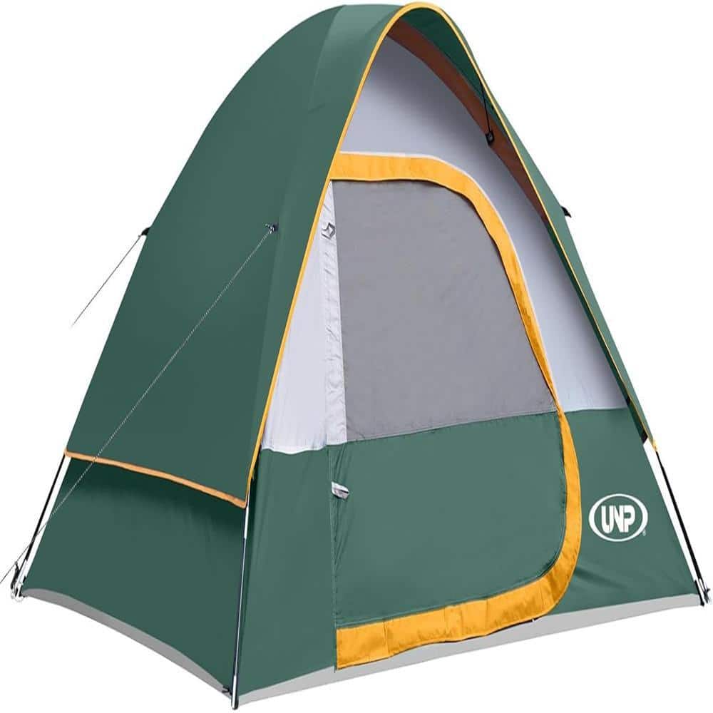 Zeus & Ruta 4-Person Dark Green Portable Dome Tent Box0059 - The