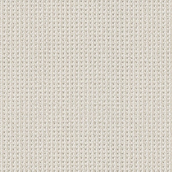 Abstract Joy Latte Beige 38 oz Nylon Pattern Installed Carpet