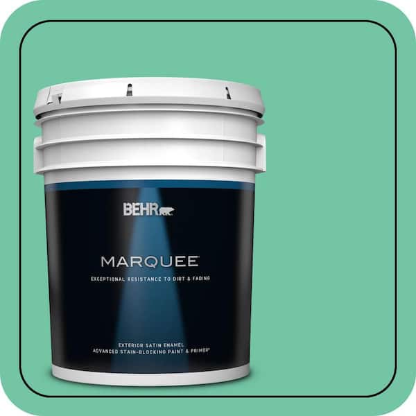 BEHR MARQUEE 5 gal. #P420-4A Gem Silica Satin Enamel Exterior Paint & Primer