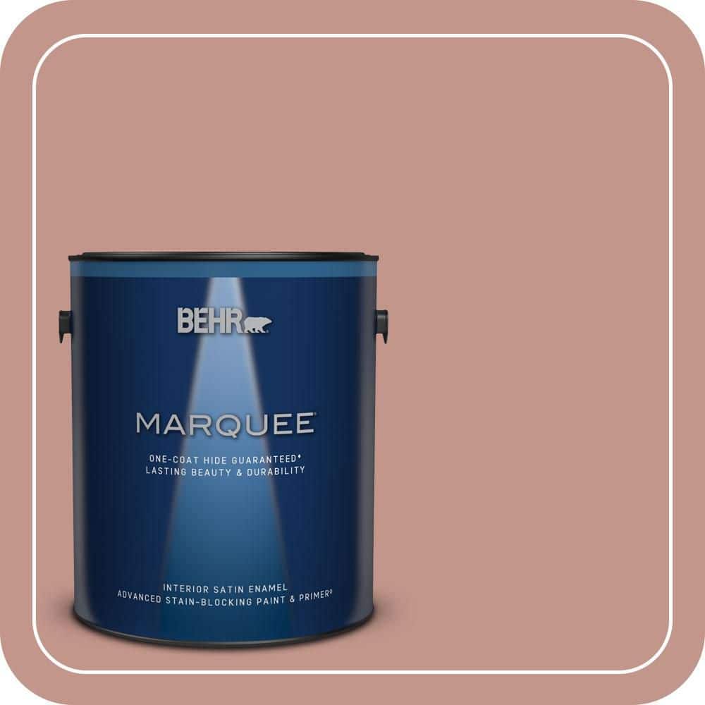 1 gal. #MQ1-18 Pressed Blossoms One-Coat Hide Satin Enamel Interior Paint & Primer price history on PriceWatchPro