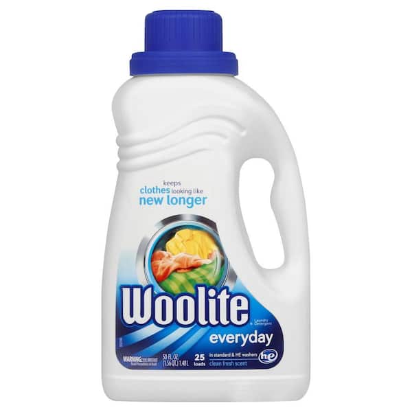 Woolite All Clothes No Harsh Ingredients Everyday Laundry Detergent, 50 Oz