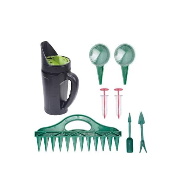 1.2lb. Plastic Handheld Spreader for Seed Fertilizer Salt Ice Melt Food Mini Planting Tool for Garden LawnFarm Courtyard