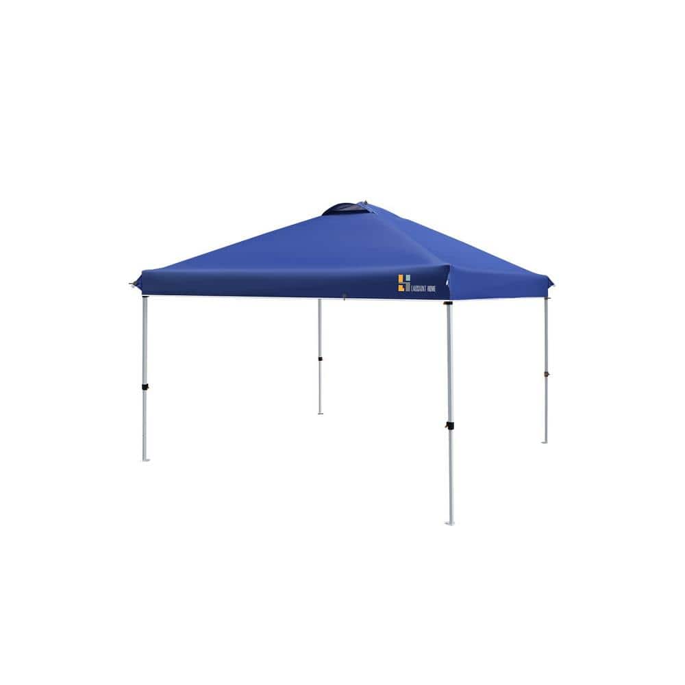 10 ft. x 10 ft. Blue Pop-Up Canopy with Roller Bag