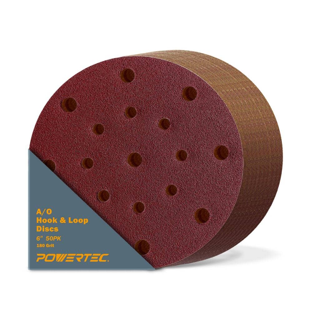 150 mm 17 holes A/O Hook and Loop Disc 180-Grit E-Paper in Red (50-Pack) price history on PriceWatchPro