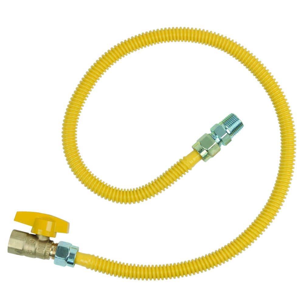 ProCoat 1/2 in. MIP x 1/2 in. FIP Ball Valve x 36 in. Stainless Steel Gas Connector 1/2 in. O.D. (71,100 BTU) price history on PriceWatchPro
