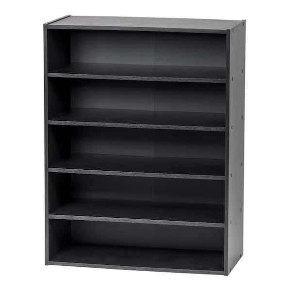 IRIS Black 5-Tier Multi-Purpose Organizer Shelf (23.14 in. L x 11.63 in. W x 31.51 in. H)