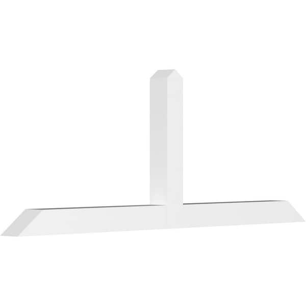 Ekena Millwork Portland 72 in. W x 27 in. H x 4 in. D Signature Polyurethane Bracket